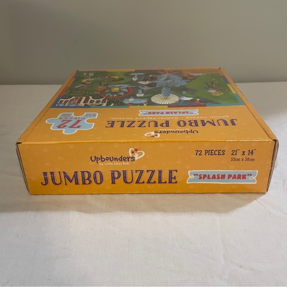 NIB SEALED Upbounders by Little Likes Kids 72 Piece Jumbo Puzzle - Splash Park - Picture 3 of 6